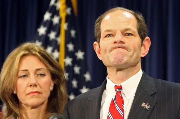 Spitzer and Wall Spitzer when he announced he had hired a hooker